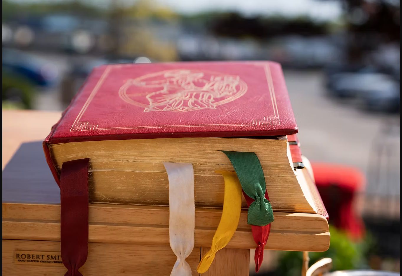 Lectionary and liturgical books at Catholic Church of the Resurrection